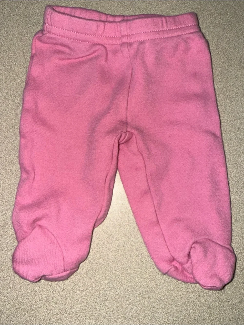 4 pair of Carter’s preemie baby girl pants mint, navy, pink, purple